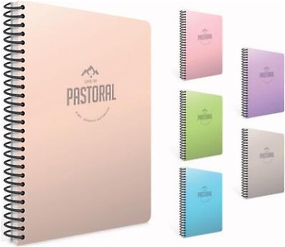 Gıpta 3-5555000-2011 Pastoral Spiralli Pp Kapak Defter A4 Kareli 200 Yaprak