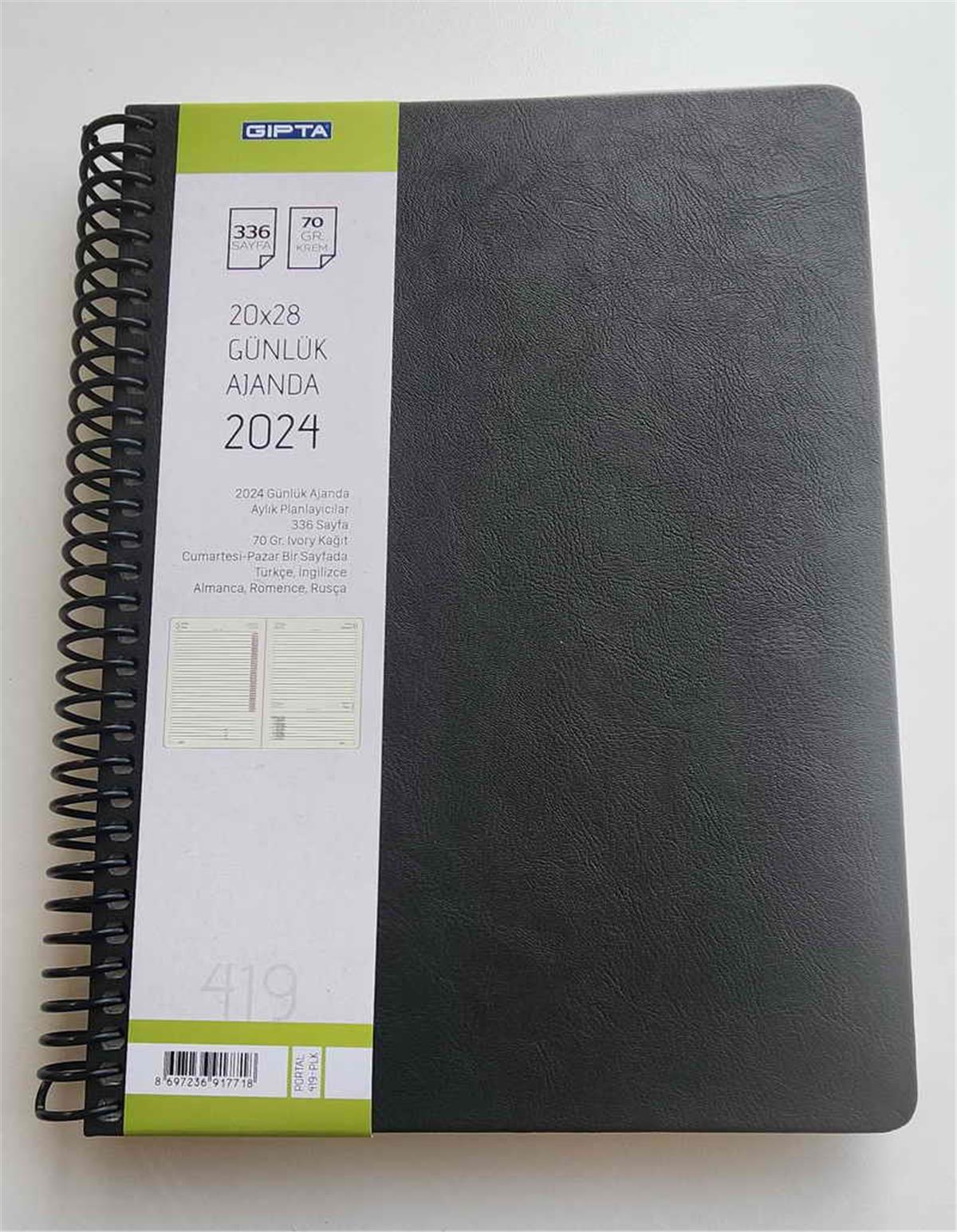 Gıpta 419-Plk Portal Ajanda Günlük 20x28 2024