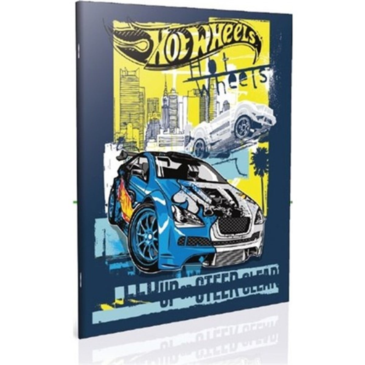 Gipta 5395 Hot Wheels Spiralli A6 Karton Kapak Defter