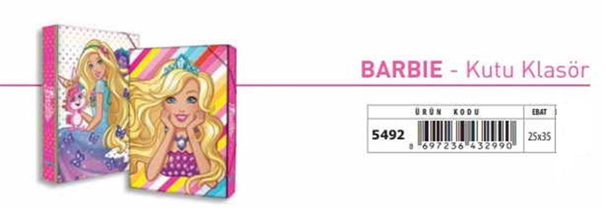 Gipta 5492 Mix Barbie Kutu Klasör 