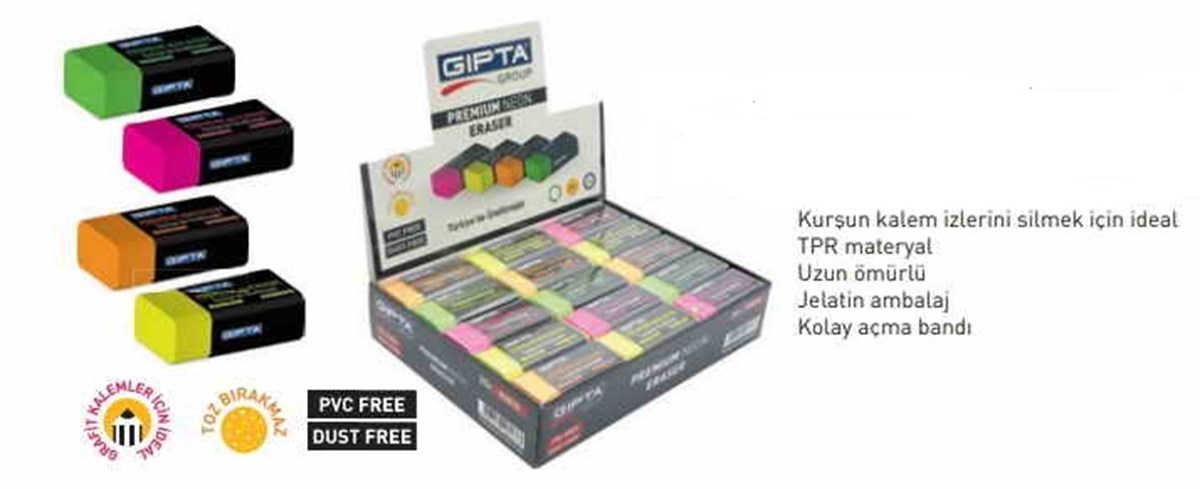 Gipta K281 Dust Free Silgi Neon 