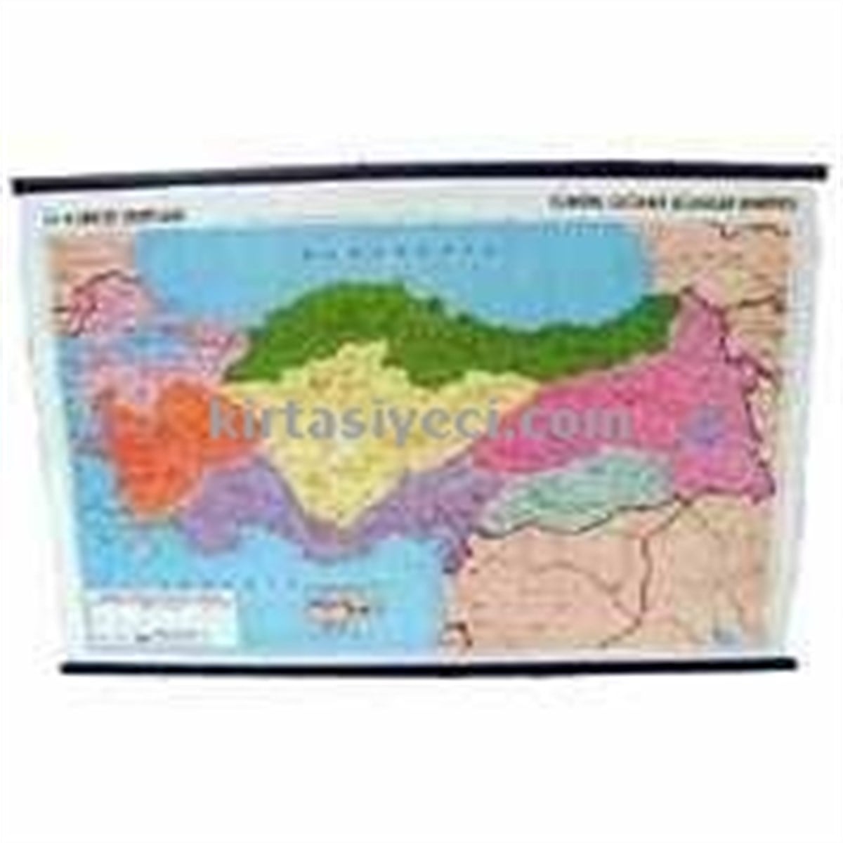 Gürbüz 22033 Avrupa Fiziki Harita 70Cmx100Cm 