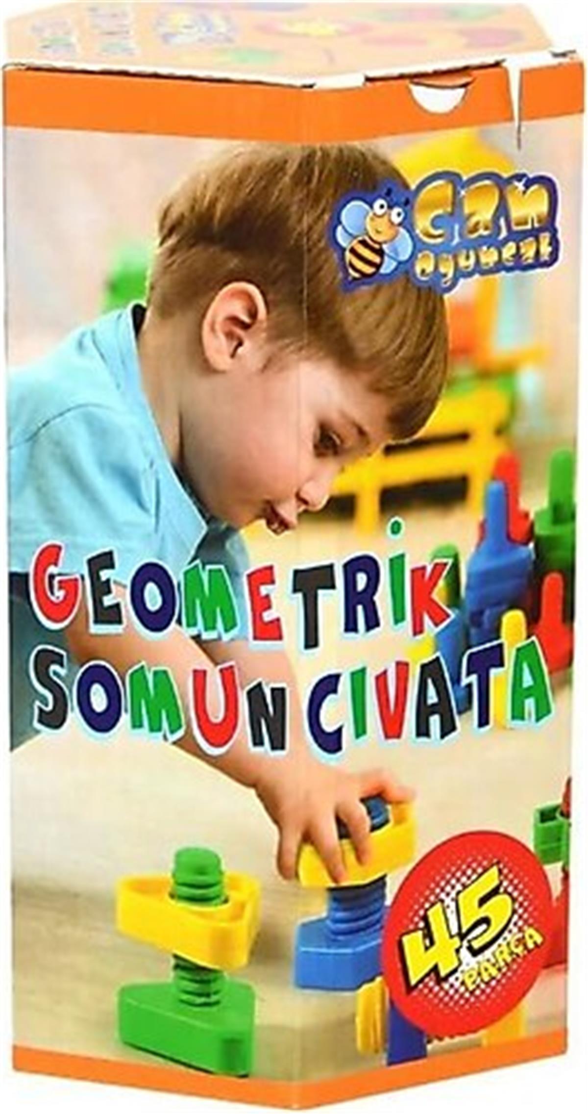 Halitcan Geometrik Somun Civata 45 Parça HC1010