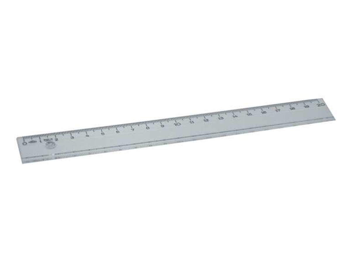 Hatas 147 Genis Plastik Cetvel Seffaf 30 Cm 