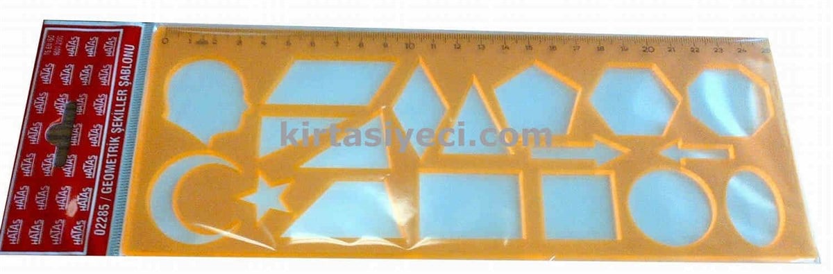 Hatas 2285 Geometrik Sekiller Sablonu 25 Cm 