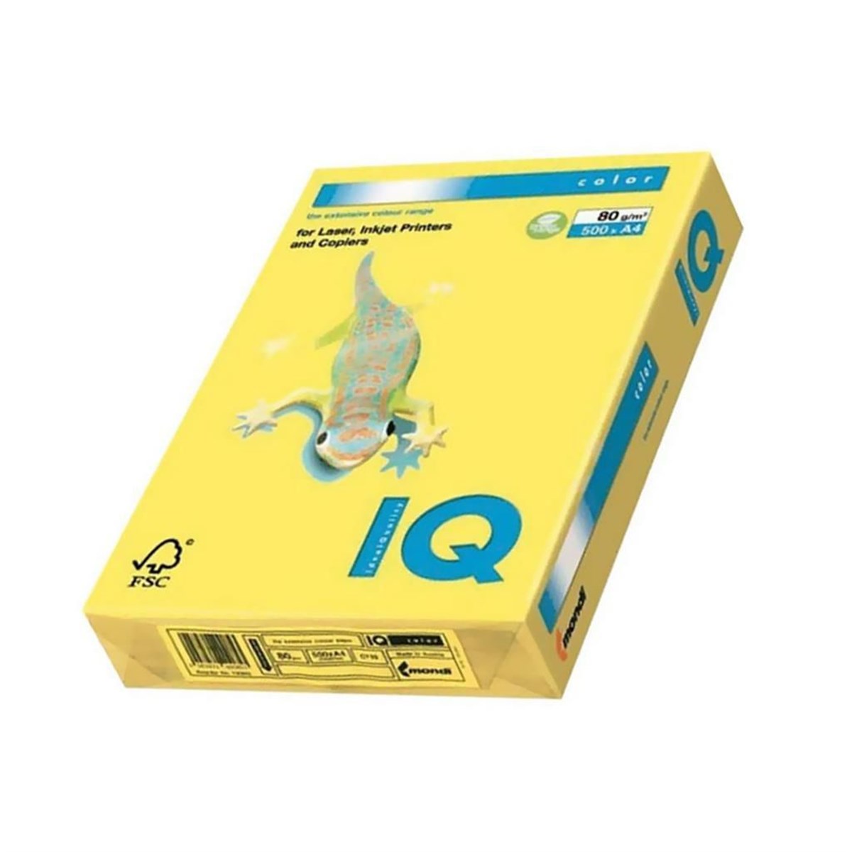 Iq Ne1500 Cy39 Renkli Fotokopi Kagidi A3 80 Gr Kanarya Sari 500Lü Paket