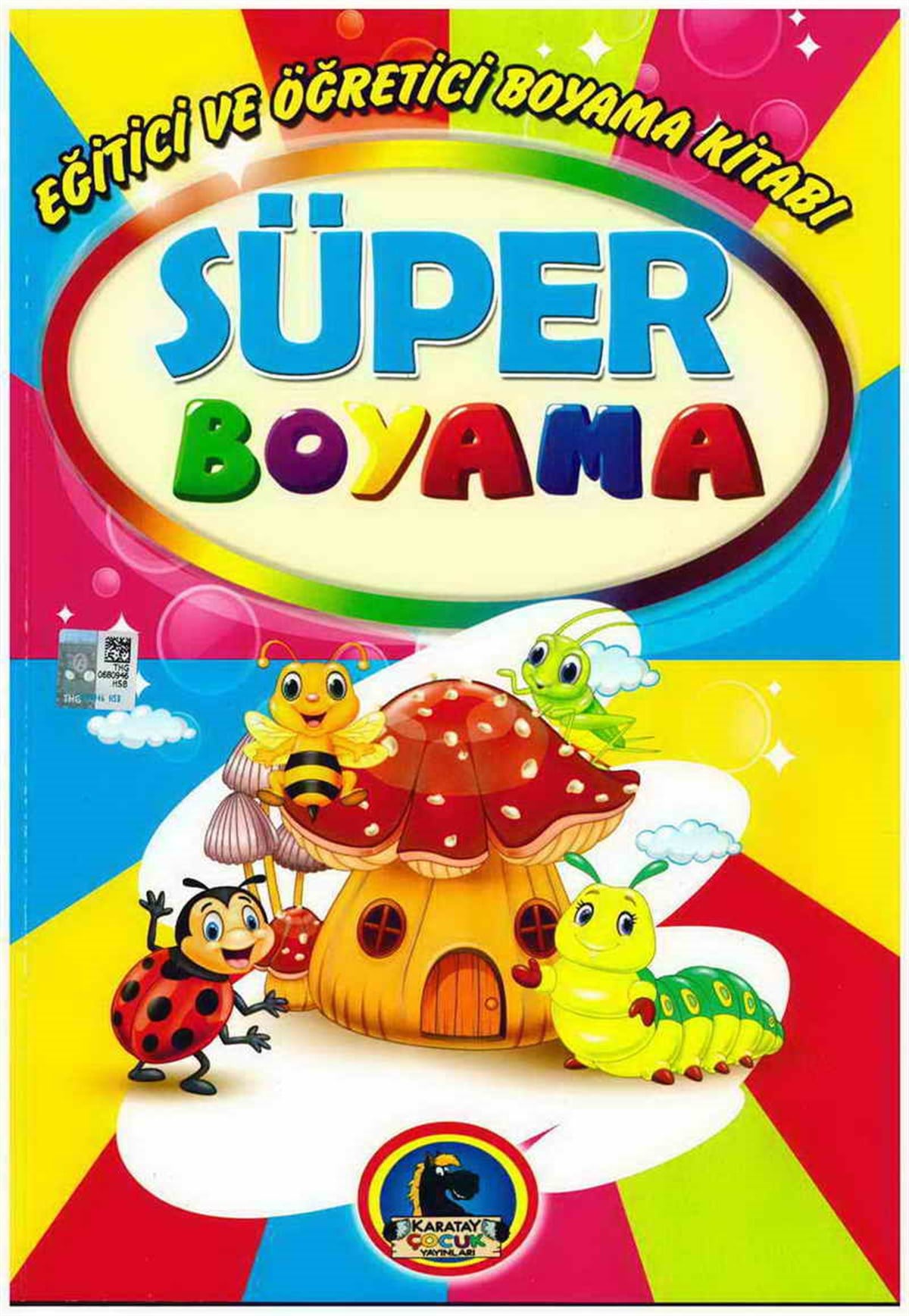 Karatay 4E Boyama Kitabı Aktivite-1 Zeka Eğitimi Örnekli Renkli 128 Sayfa 