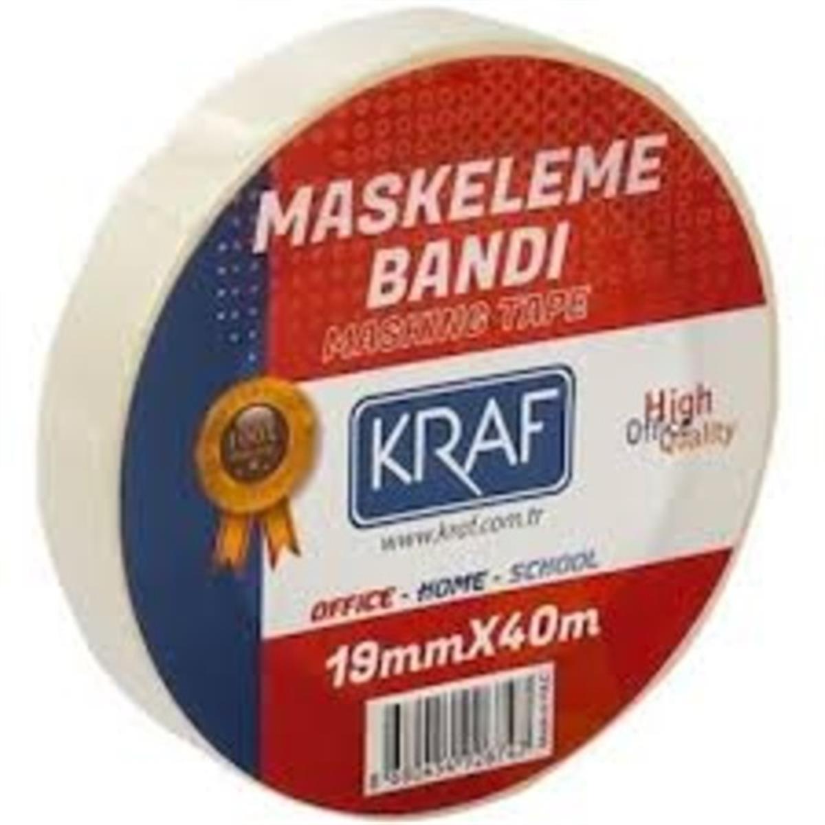 Kraf 4019G Maskeleme Bandi 19Mmx40M