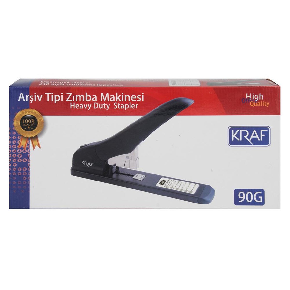 Kraf 90G Zimba Makinesi Arsiv Tipi Kollu 240 Sayfa