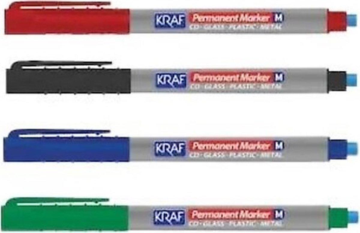 Kraf Asetat Kalemi Silgili 260 (M) 4 Lü Set