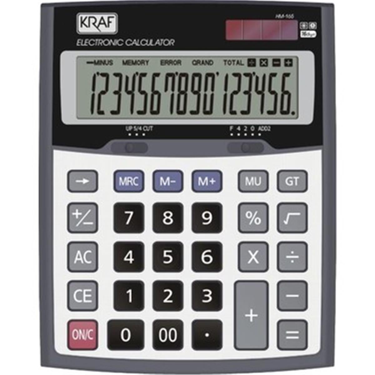 Kraf Hm-165 Hesap Makinesi Masaüstü 16 Hane