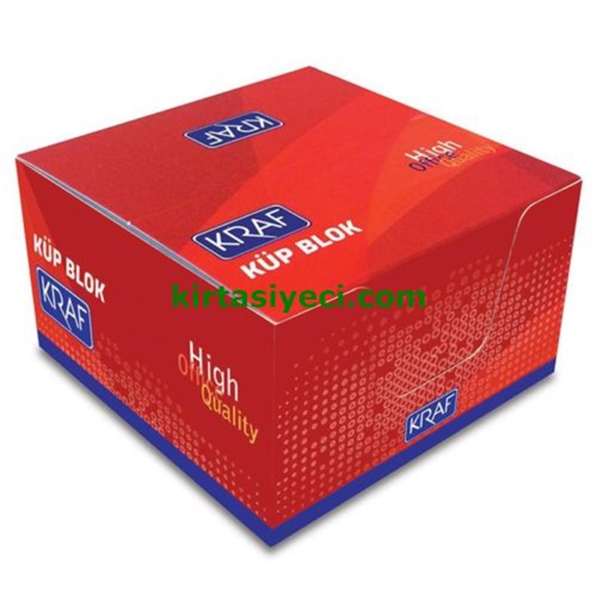 Kraf Küp Blok Beyaz 8X8 Cm  115G 