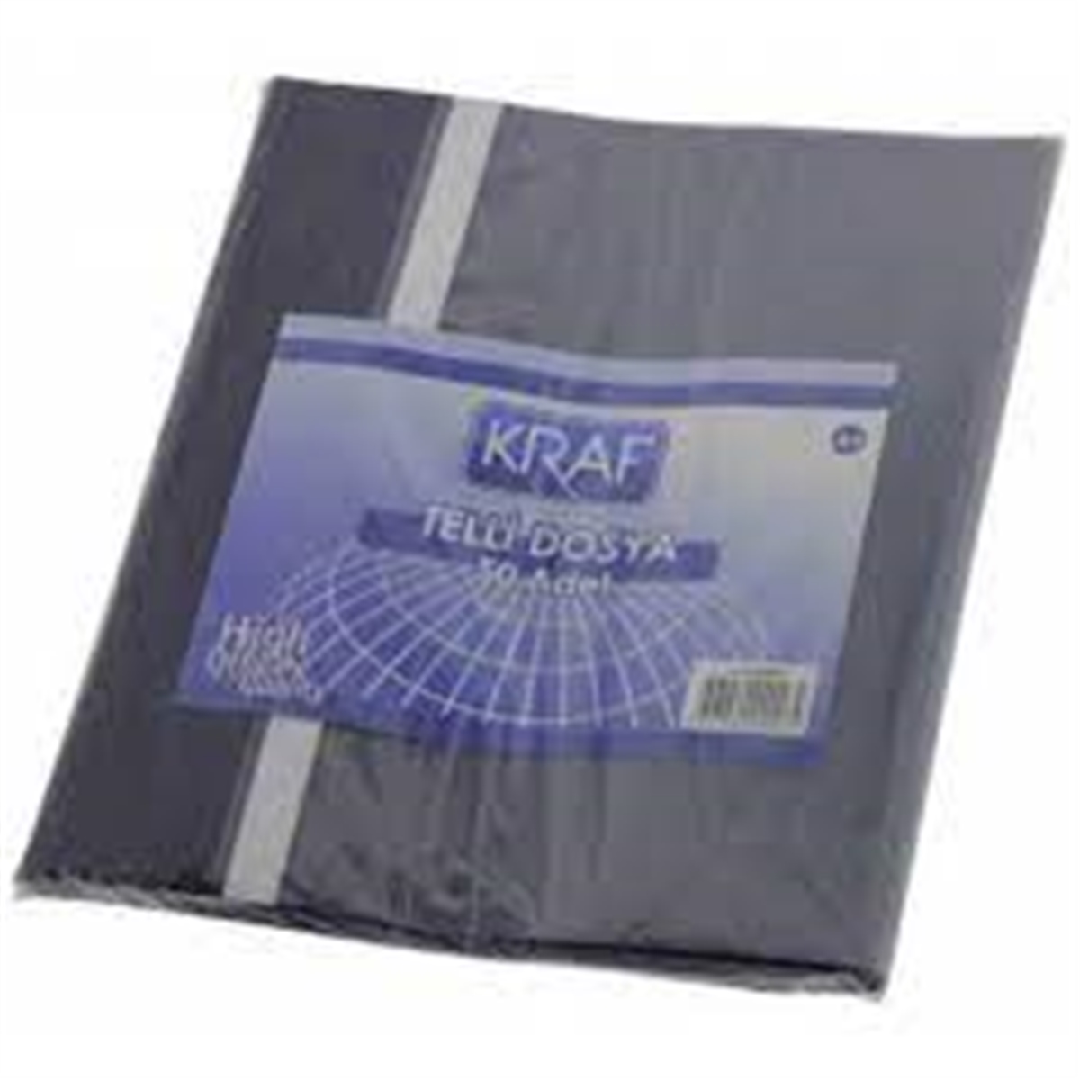 Kraf Telli Dosya 1000 Siyah 50 Li Paket