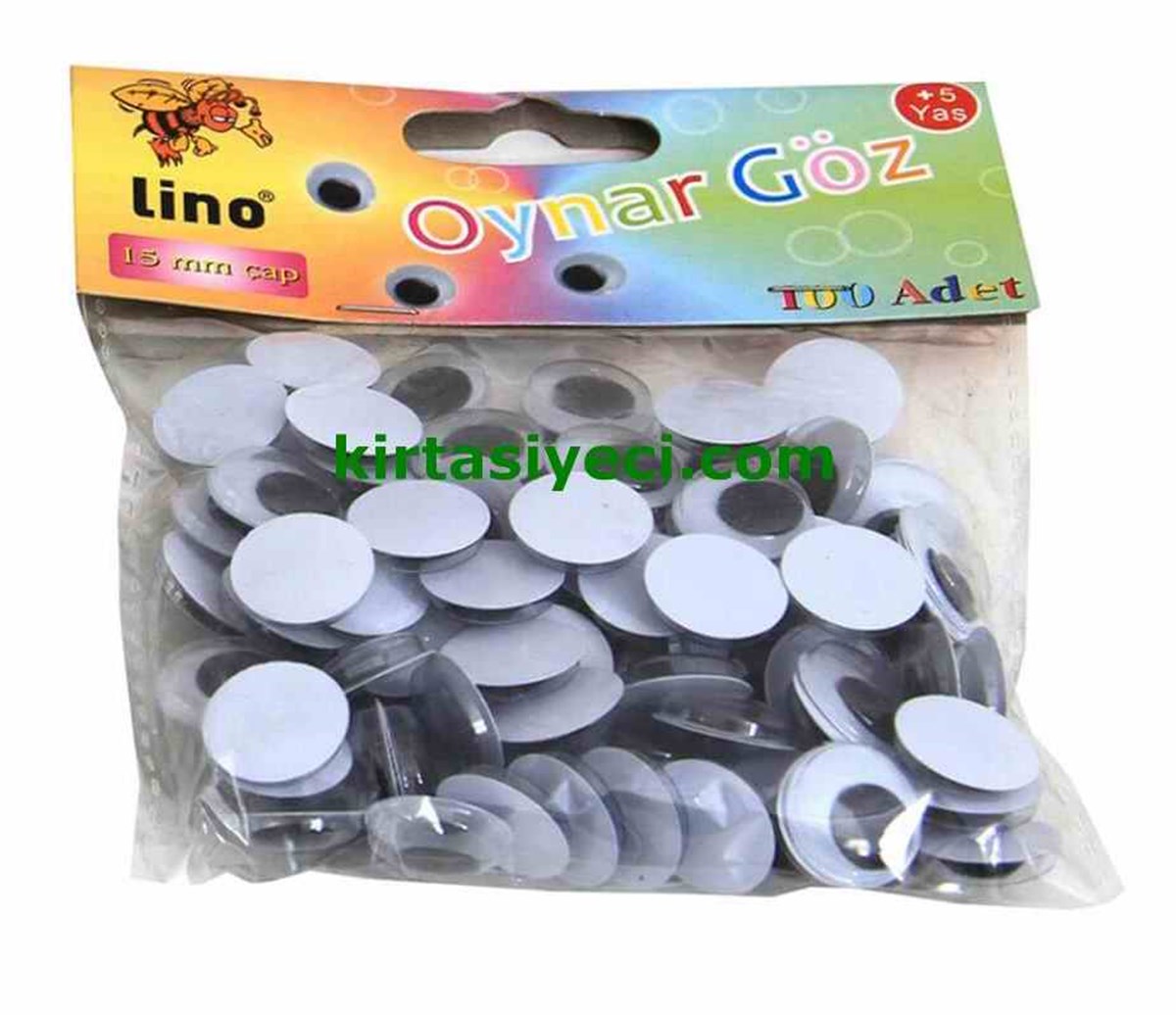 Lino Rbz-016-A Oynar Göz 15Mm 50Li Paket 