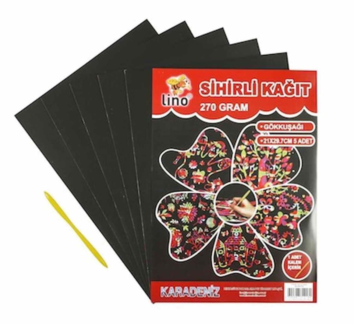 Lino Sihirli Kağıt 270 GR 20x30 CM 5 Lİ 2740J