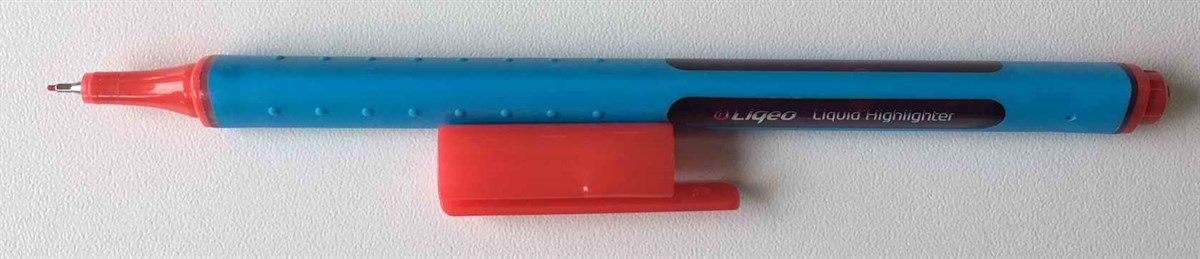 Liqeo F-8027-080 Fineliner Kalem Kirmizi Adet