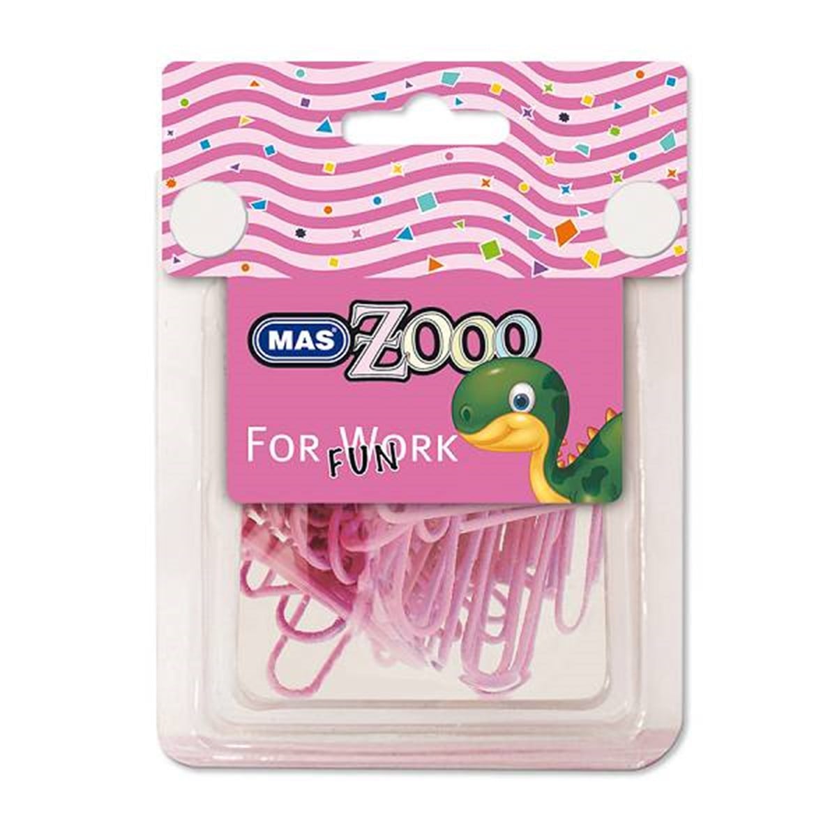 Mas 0610 Zoo Seffaf Dörtgen Kutuda Plastik Atas Pembe 
