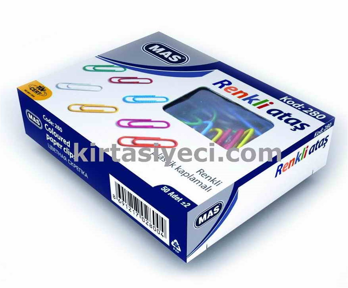 Mas 280 Renkli Atas Pvc Kapli 28Mm 