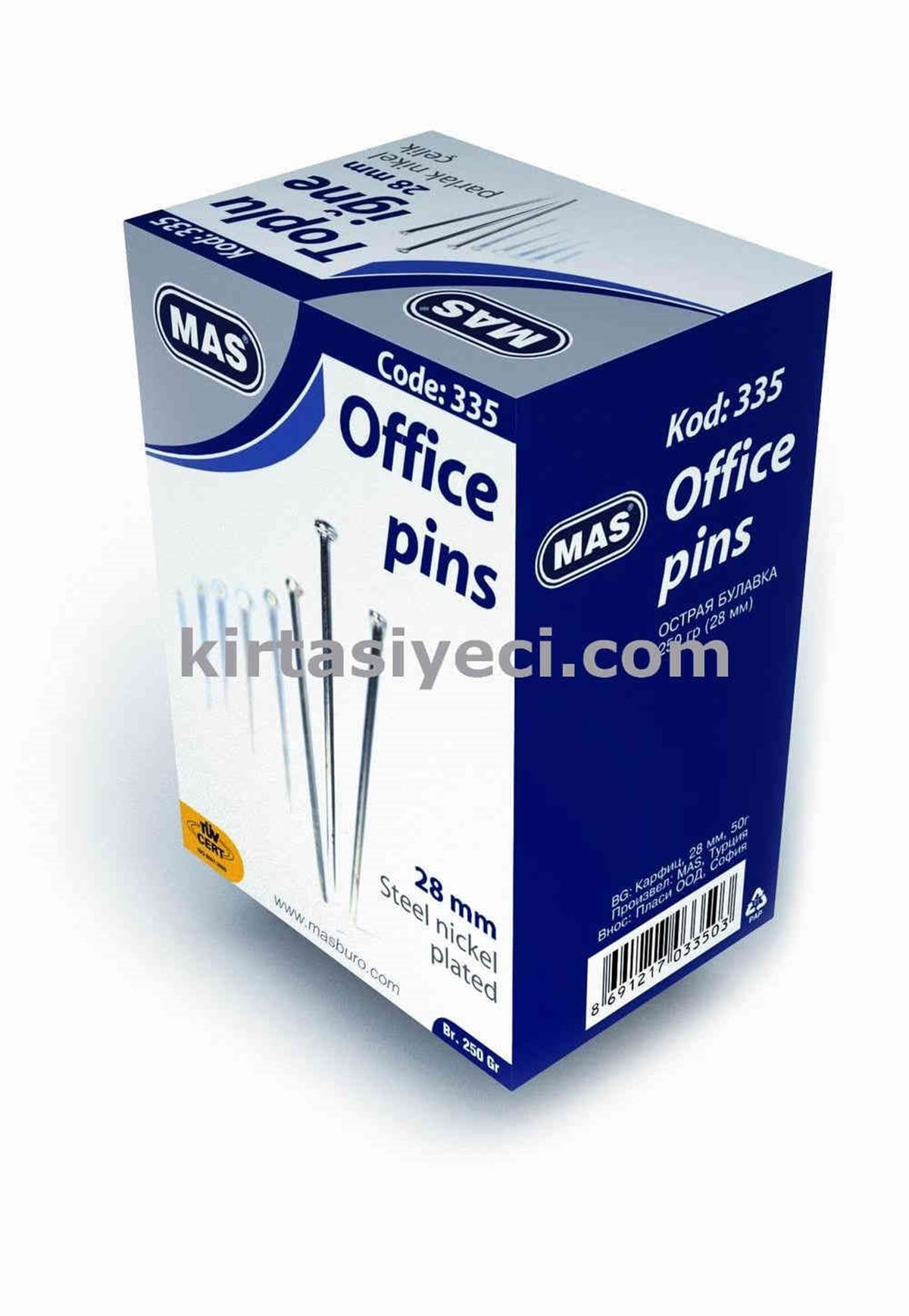 Mas 335 Topluigne 250Gr Nikelli 28Mm   