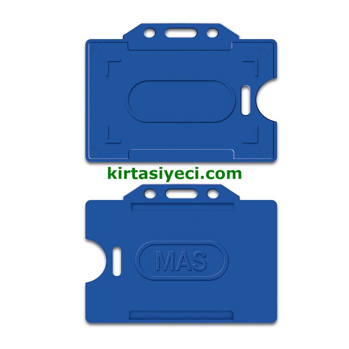 Mas 3520 Plastik Kart Muhafaza Yatay 54X86Cm Lacivert 50 Li Paket