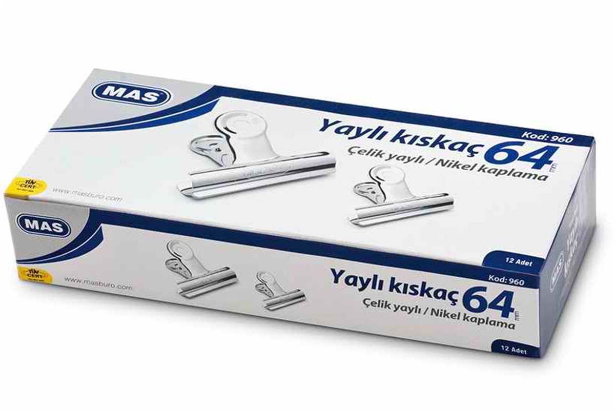 Mas 960 Metal Kiskaç Yayli 65Mm 12Li 