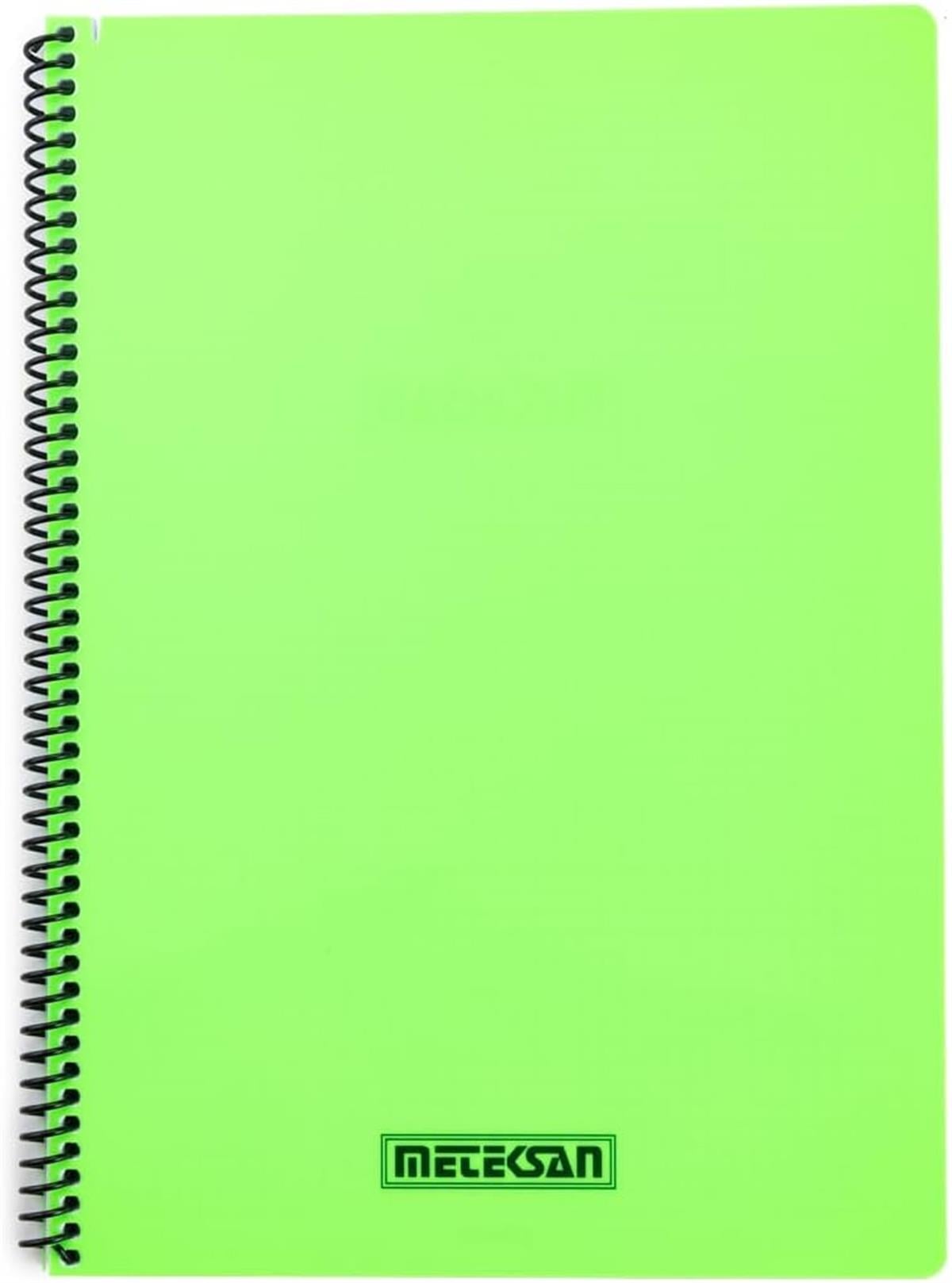 Meteksan Karina Neon Mix Spiralli A4 Defter Çizgili 100 Yaprak