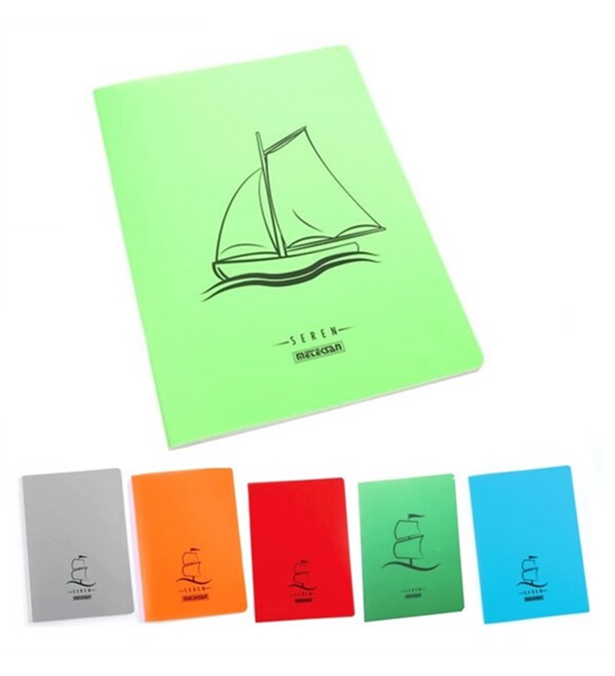 Meteksan Seren Pastel Pp Kapak A4 Defter Kareli 100 Yaprak