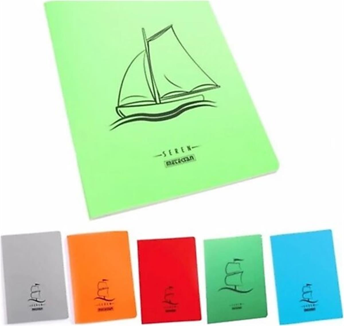 Meteksan Seren Primary Mix Pp Kapak A4 Defter 40 Yaprak Kareli 