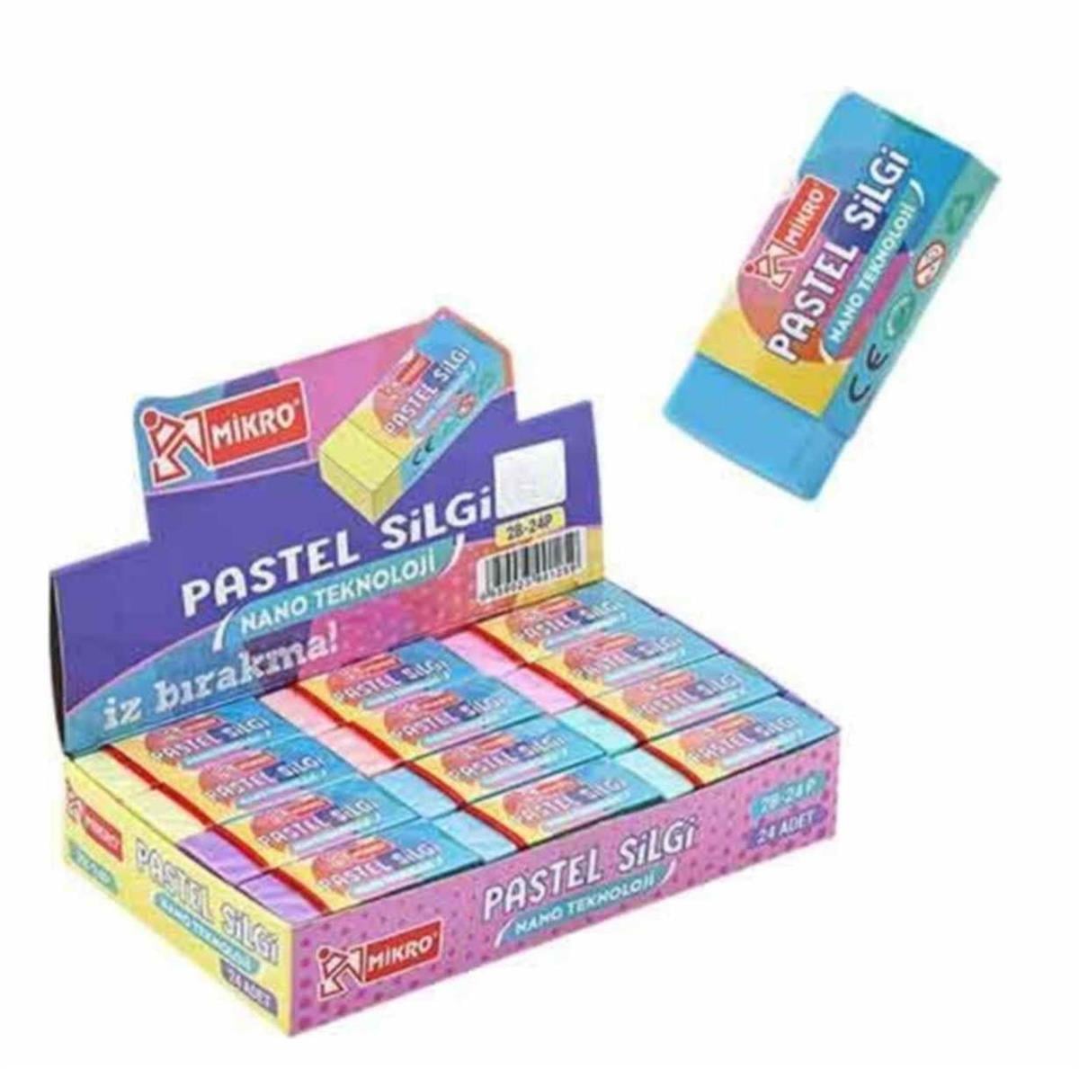 Mikro 2b24trp Silgi Soft Pastel Adet