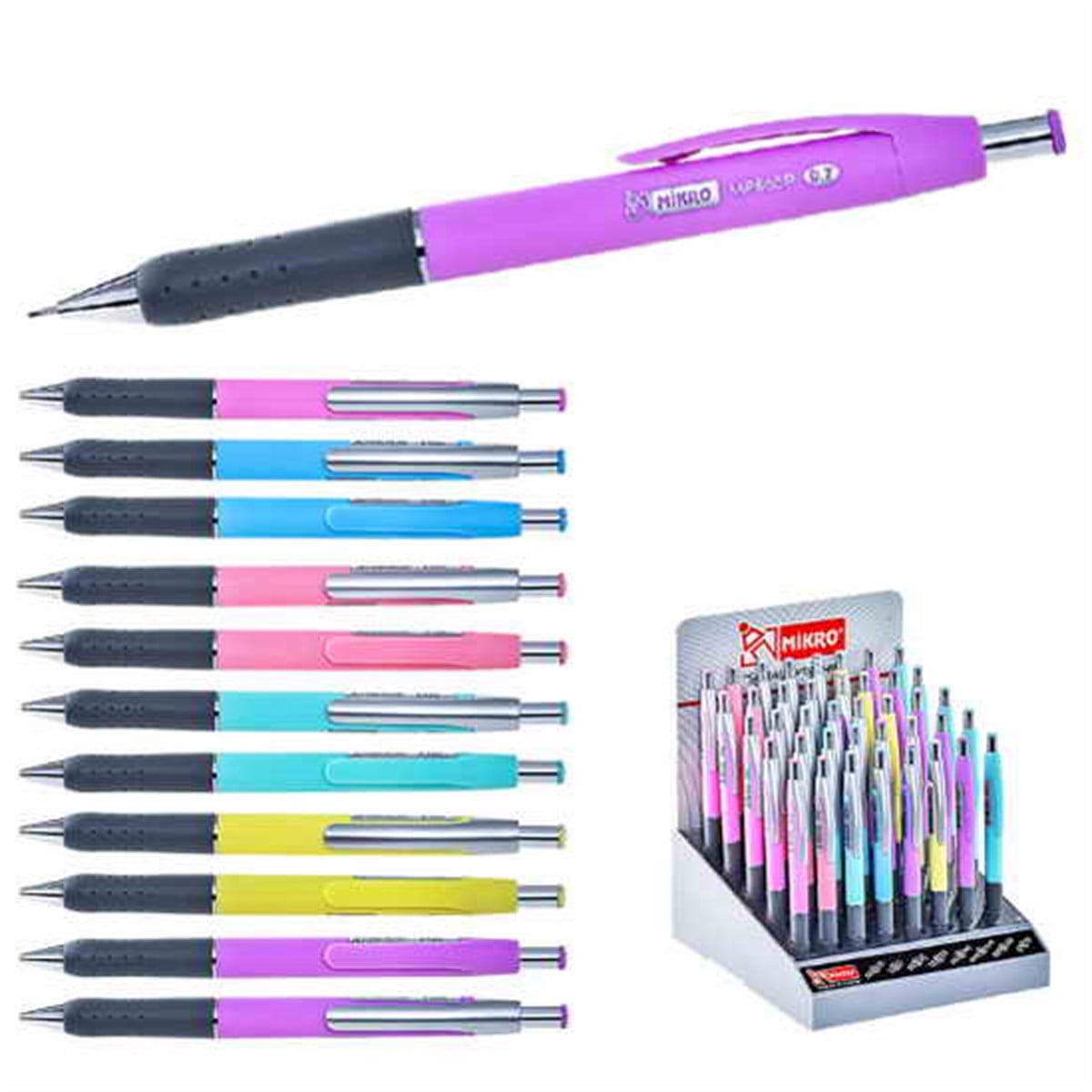 Mikro 665-50 Pastel Versatil Kalem 0.7Mm Adet