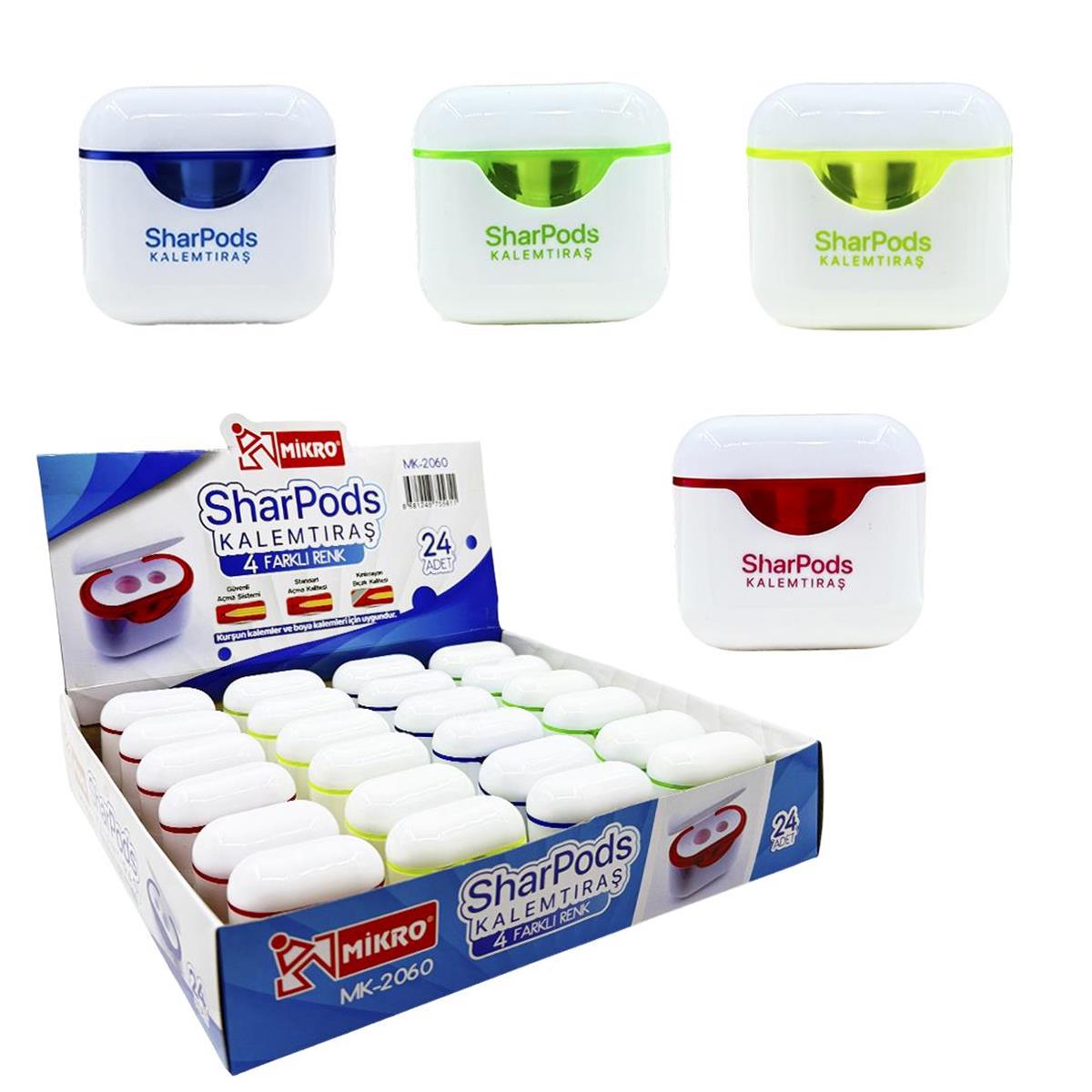 Mikro Mk-2060 Sharpods Çift Bıçaklı Kalemtıraş