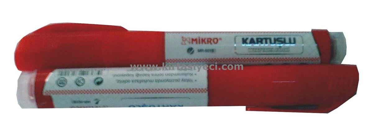 Mikro Mr-6019 Kartuslu Tahta Kalemi Kirmizi