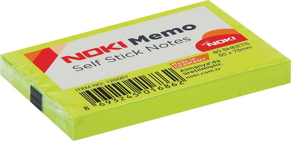Noki 12006Y 50X75 Yapiskanlik Notluk Yesil
