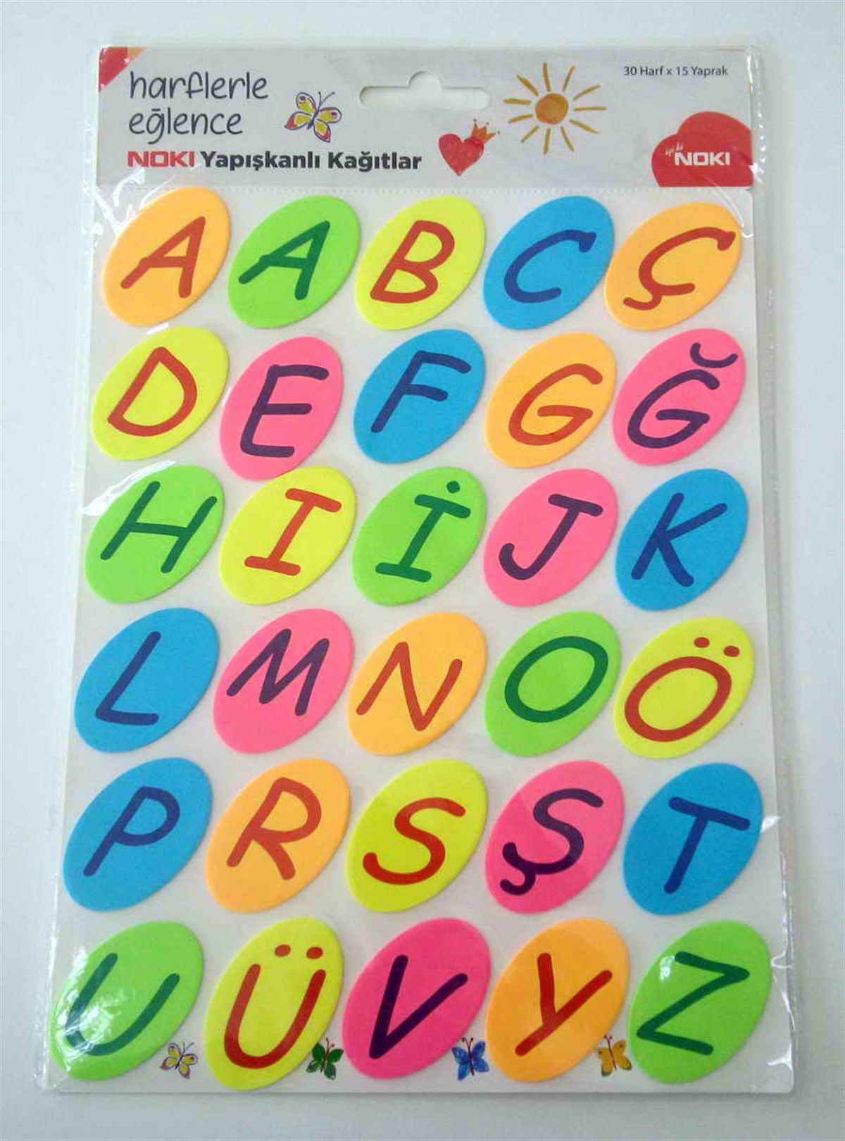 Noki 12800 Memo Alfabe 30 Harf 15 Yaprak