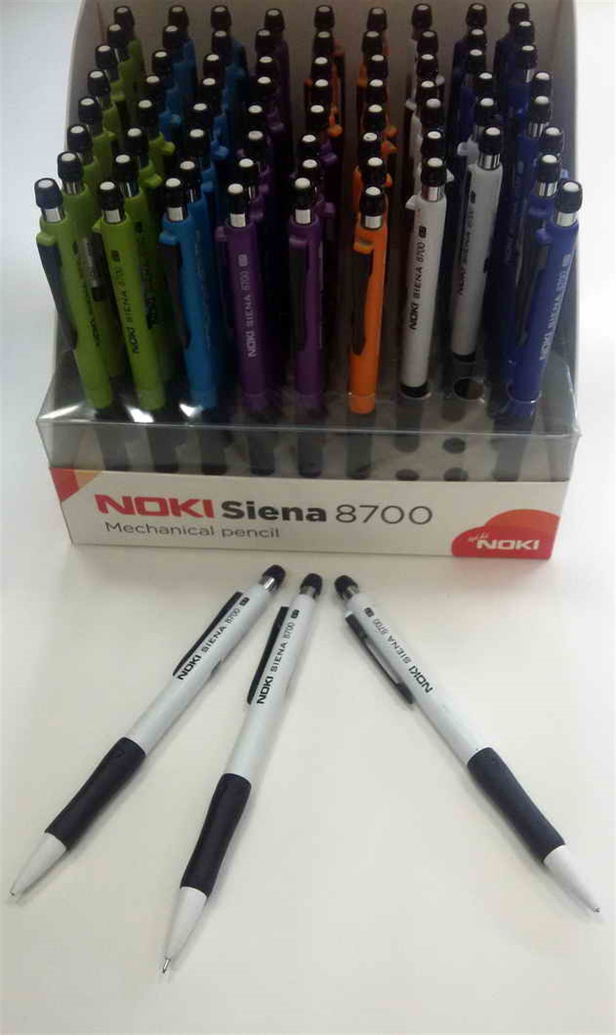Noki 870007 Siena Versatil Kalem 0.7Mm Beyaz Adet