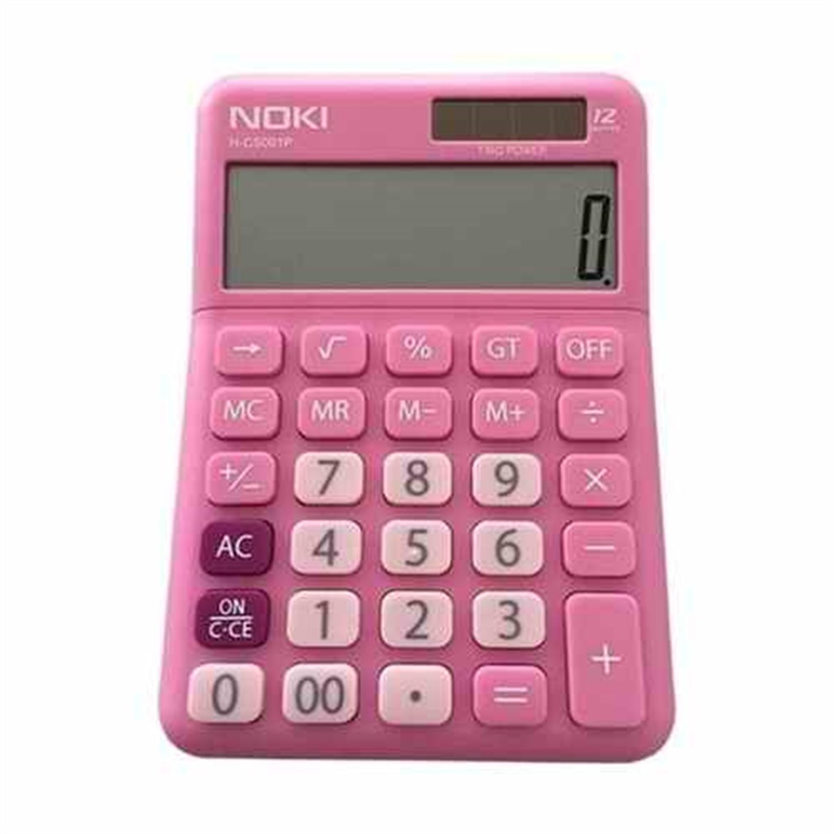 Noki H-Cs001 Hesap Makinesi  12 Hane Pembe 