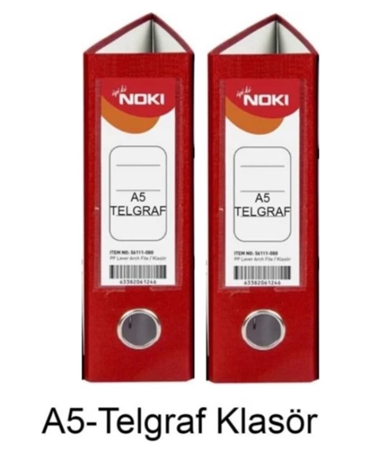 Noki Telgraf Klasör Genis A5 Kirmizi
