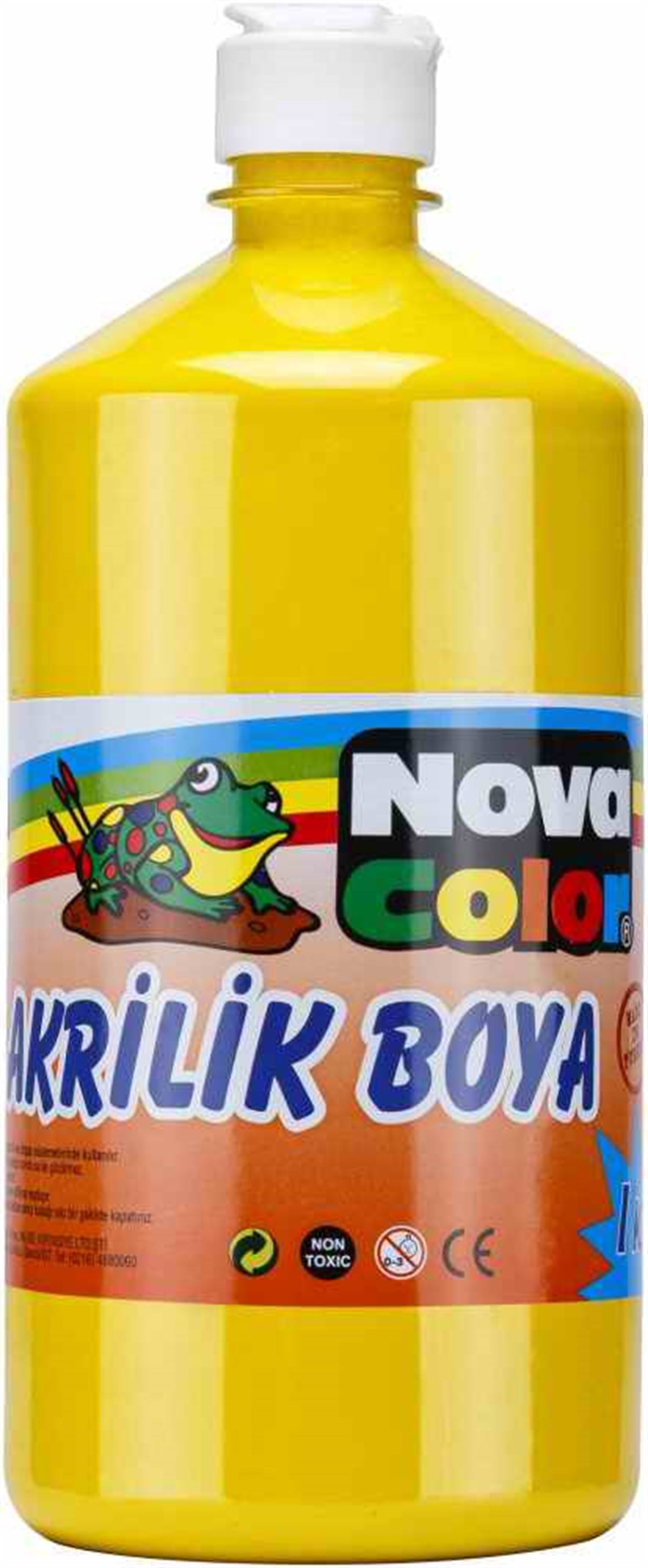 Nova Color Nc-221 Akrilik Boya 1Kg Sari 