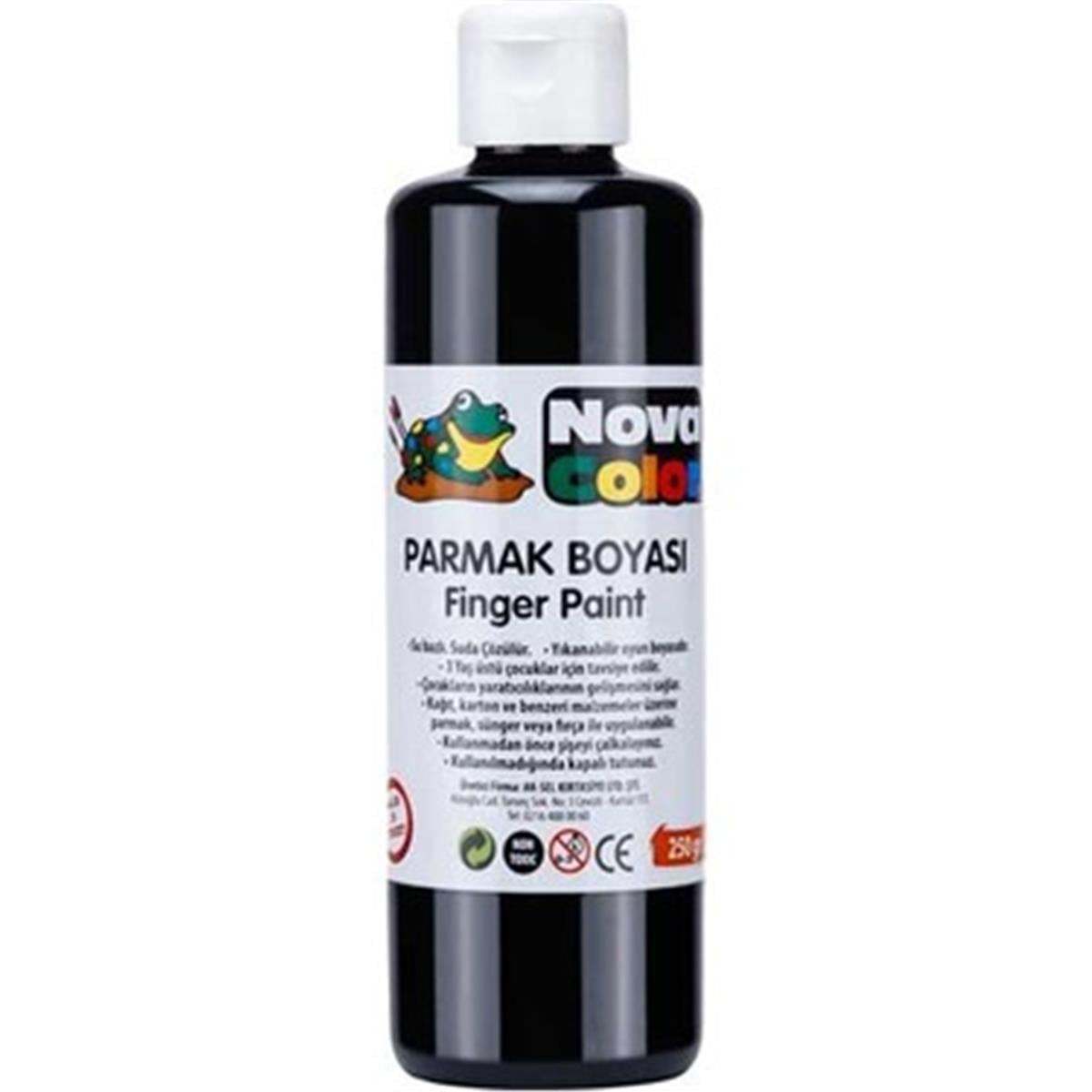 Nova Color NC-445 Parmak Boyası Siyah 250 GR