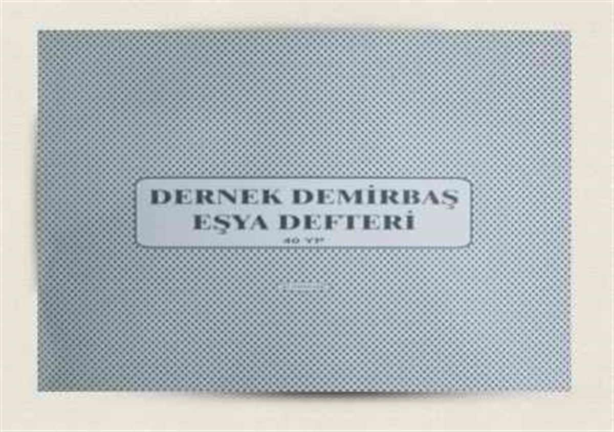 Özkan Bm512 Demirbas Esya Defteri Dernekler Için 40 Yaprak