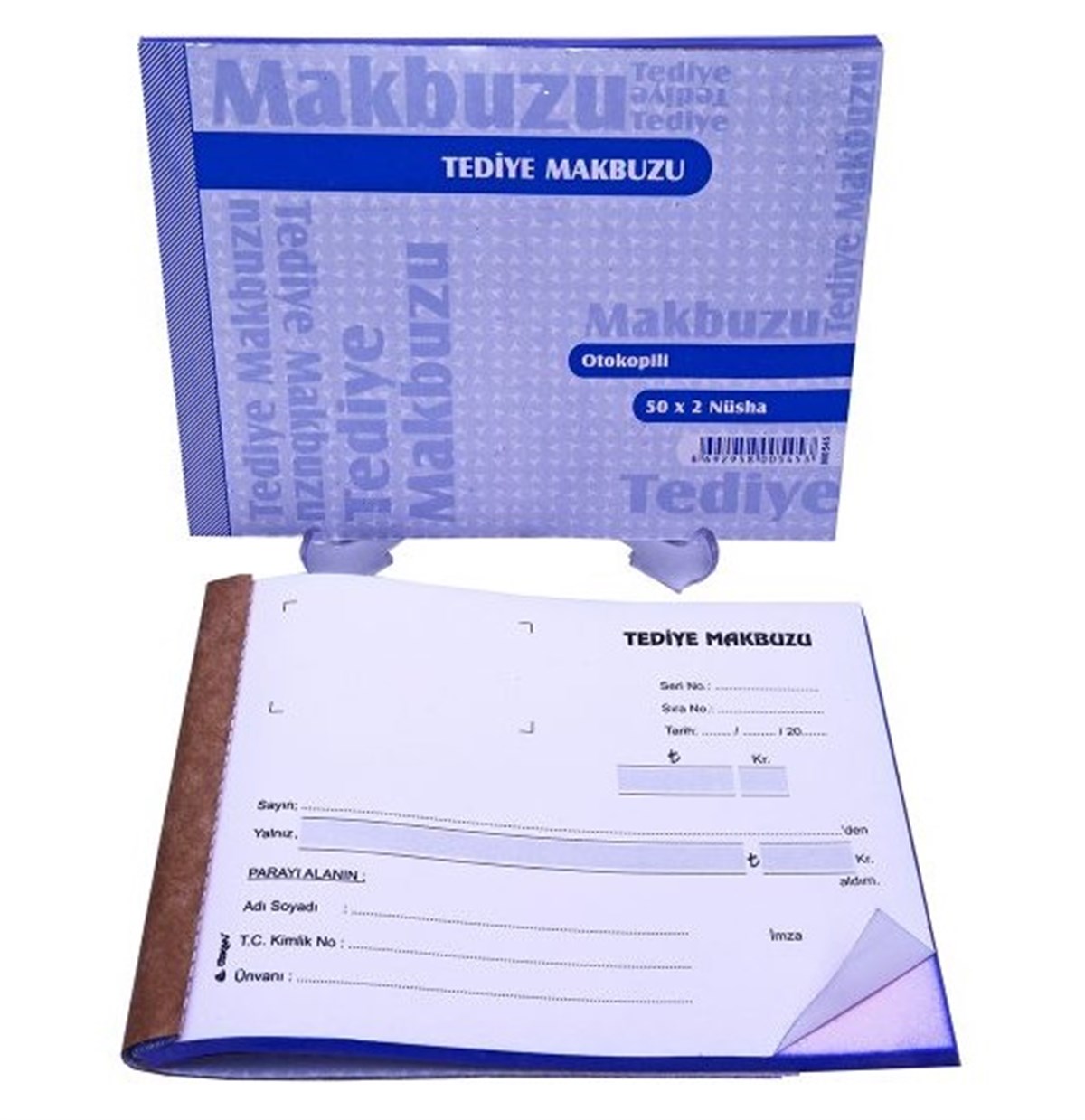 Özkan M0657 No:3 Tediye Makbuzu Otokopili 50*2   