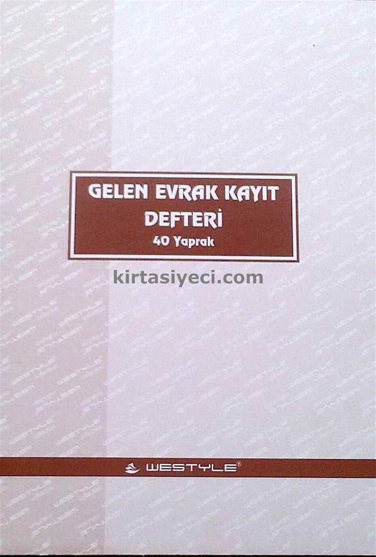Özkan M0913 Gelen Evrak Kayit Defteri 40 Yaprak 
