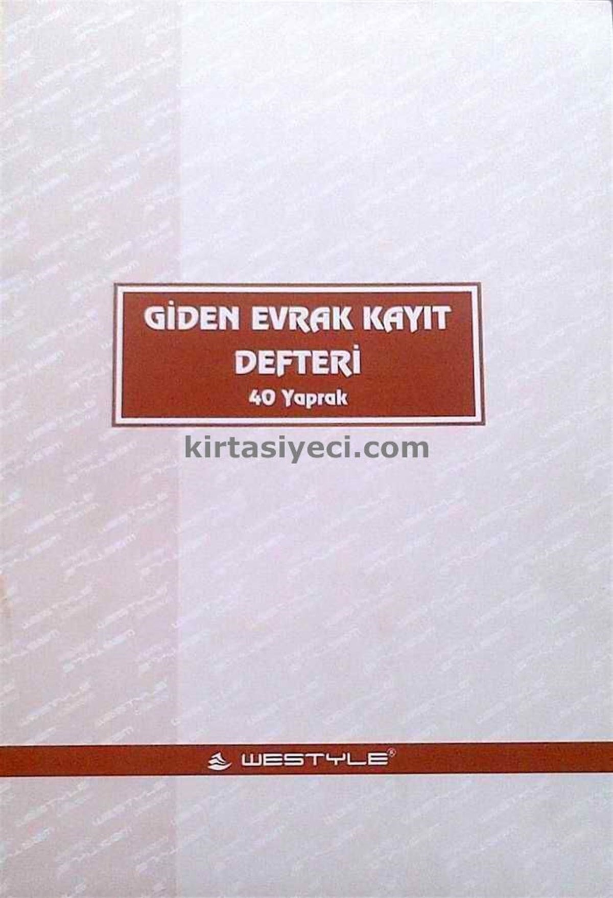 Özkan M0914 Giden Evrak Kayit Defteri 40 Yaprak 