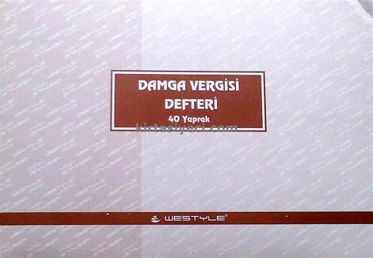 Özkan M0923 Damga Vergisi Defteri 40 Yaprak 