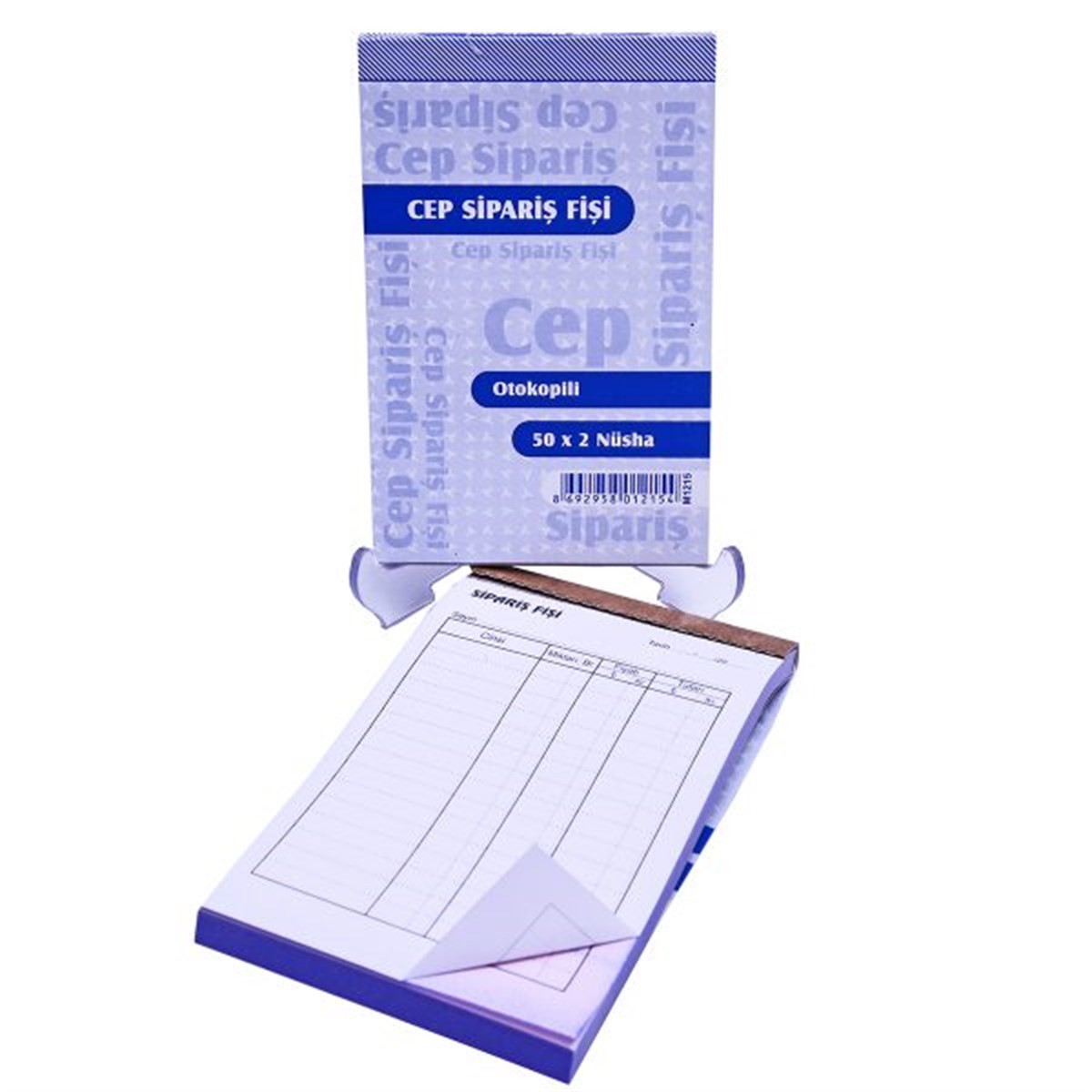 Özkan M1216 No:2 Cep Siparis Fisi Otokopili Dik 50*2 9,2*13,7 Ebat   