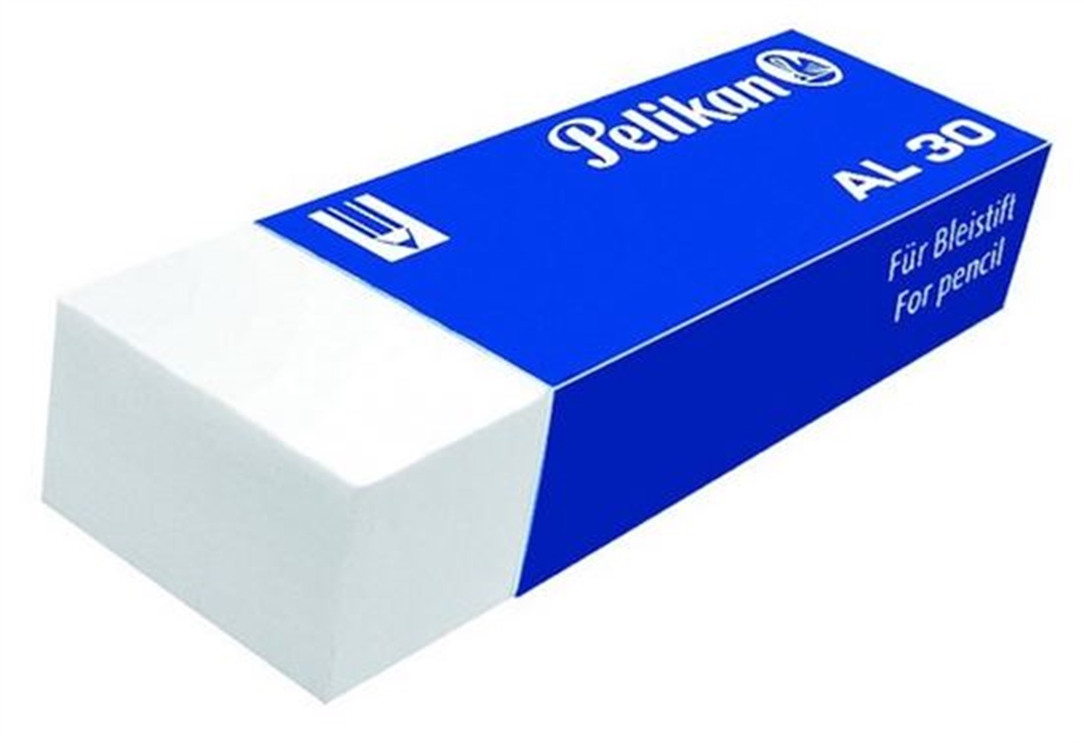 Pelikan Al-30 Plastik Silgi Beyaz Küçük  