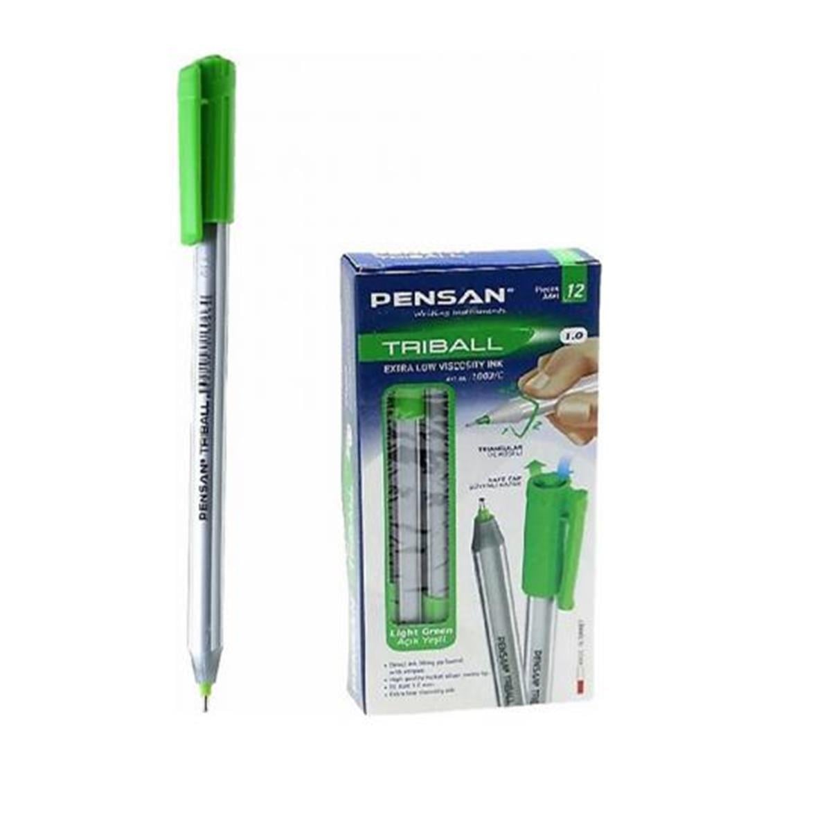 Pensan 1003 Triball Tükenmez Kalem Mavi Yesil 1Mm Adet