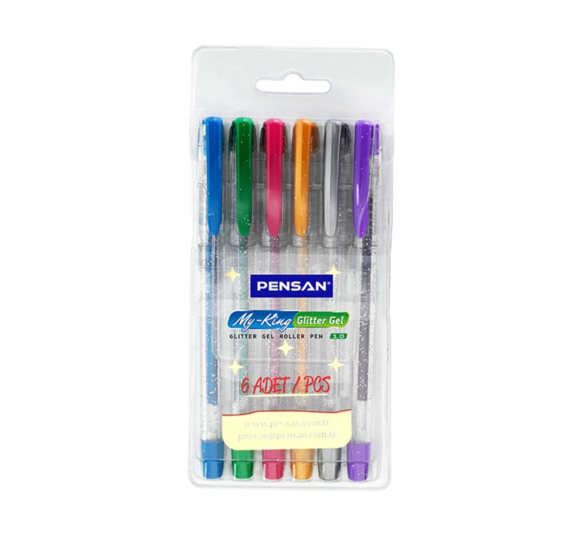 Pensan 2227 My-King Neon Jel Kalem 6Li Set