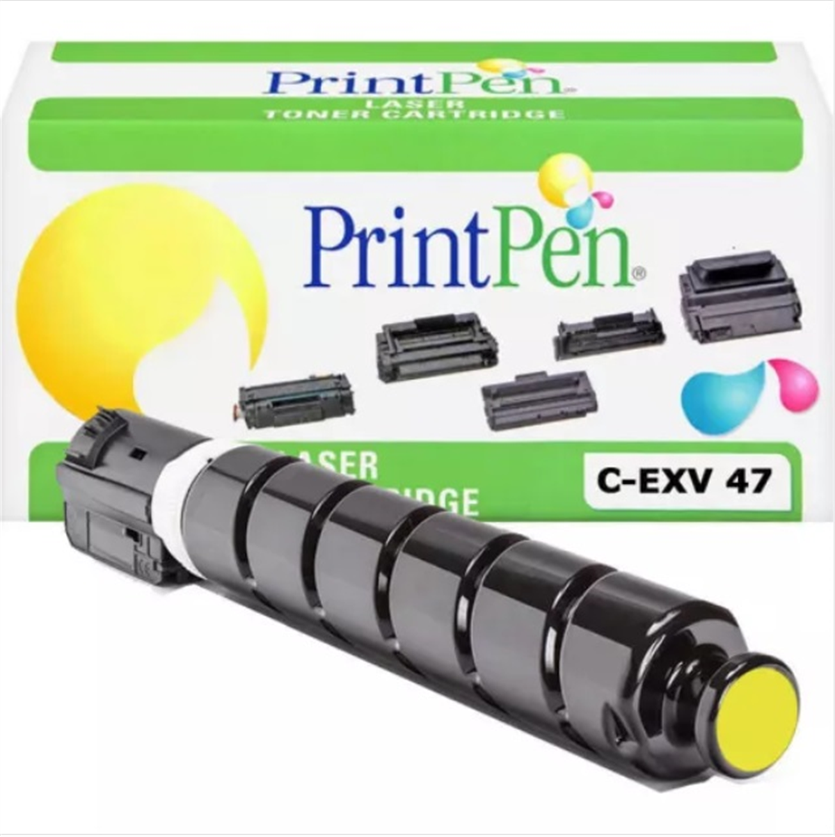 PRINTPEN CANON C-EXV47 & GPR-51 & NPG-65 Yellow (340Gr/21,5k)