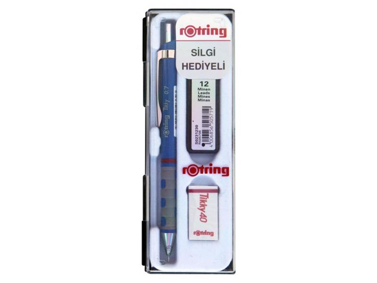Rotring Tikky Versatil Okul Seti 0.7 Mavi